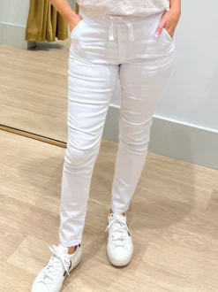 London Stretch Jogger Jean - White