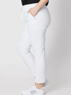 London Stretch Jogger Jean - White