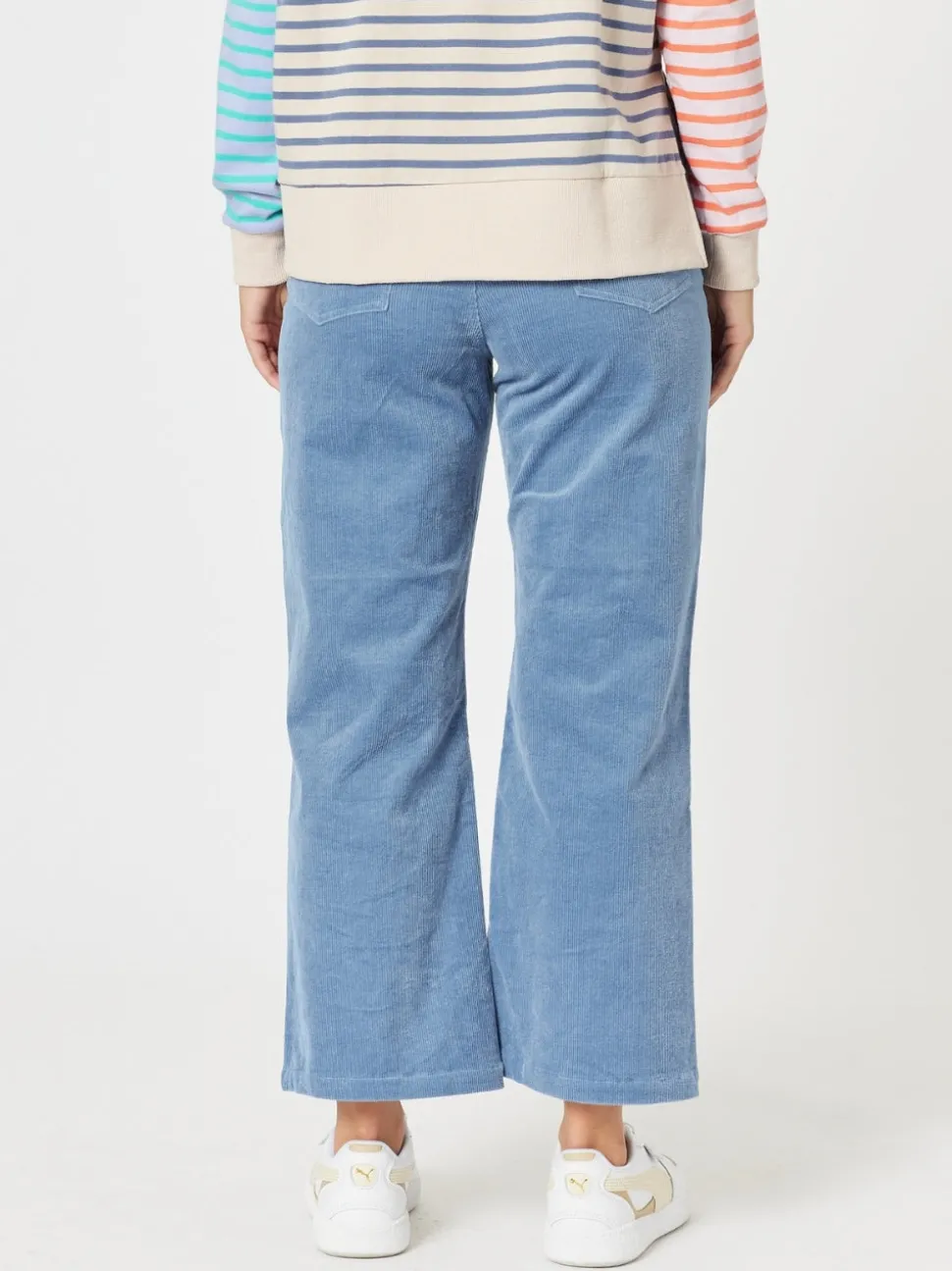 Lucy Stretch Cord Pant - Blue
