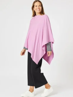 Macy Knit Poncho - Blush