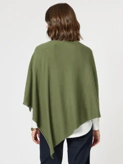 Macy Knit Poncho -Khaki