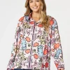 Maddox Floral Print Shirt - Pink/Multi