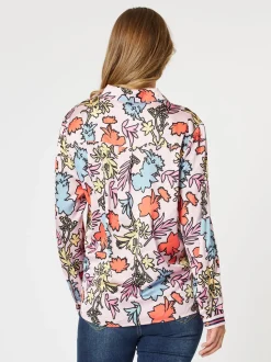 Maddox Floral Print Shirt - Pink/Multi