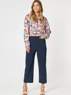 Maddox Floral Print Shirt - Pink/Multi