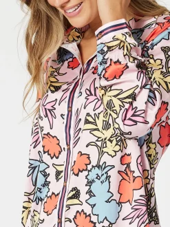 Maddox Floral Print Shirt - Pink/Multi
