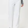 Maddy High Rise Wide Leg Jean - White