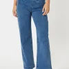 Maddy High Rise Wide Leg Jean - Denim