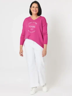 Maddy High Rise Wide Leg Jean - White