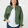 Maggie Denim Jacket - Khaki