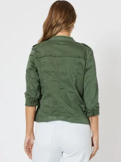 Maggie Denim Jacket - Khaki