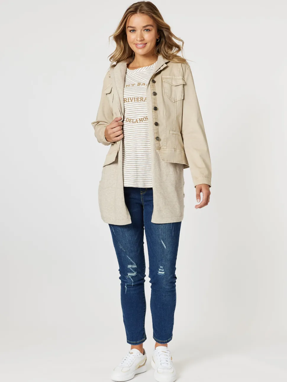 Maggie Denim Jacket - Natural