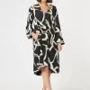 Matisse Print Dress - Black/Natural