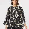 Matisse Print Top - Black/Natural