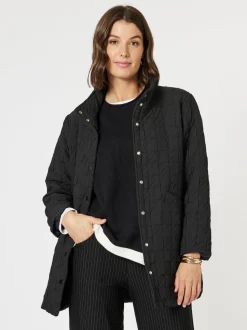 Monet Quilted Jacket - Black