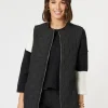 Monet Quilted Vest - Black