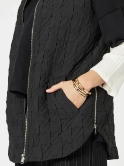 Monet Quilted Vest - Black
