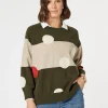 Moonlight Spot Print Knit - Khaki