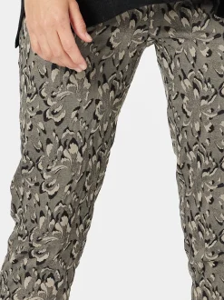 Muse Floral Print Pant - Granite