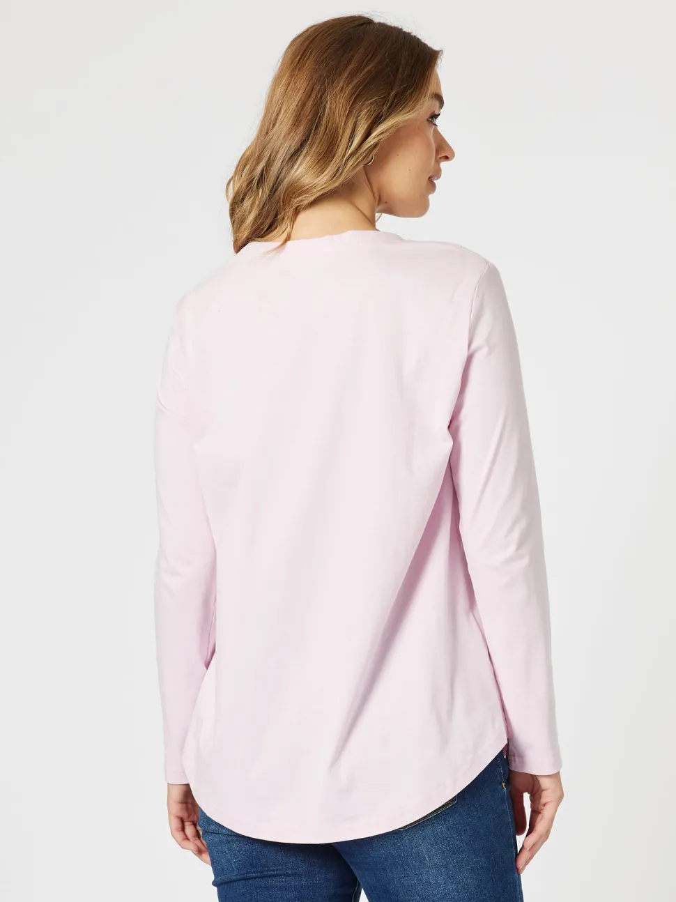 Paris Long Sleeve Tee - Pink