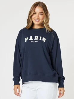 Paris Sweatshirt - Navy