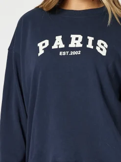 Paris Sweatshirt - Navy
