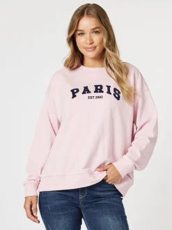 Paris Sweatshirt - Pink