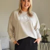 Paris Sweatshirt - Stone
