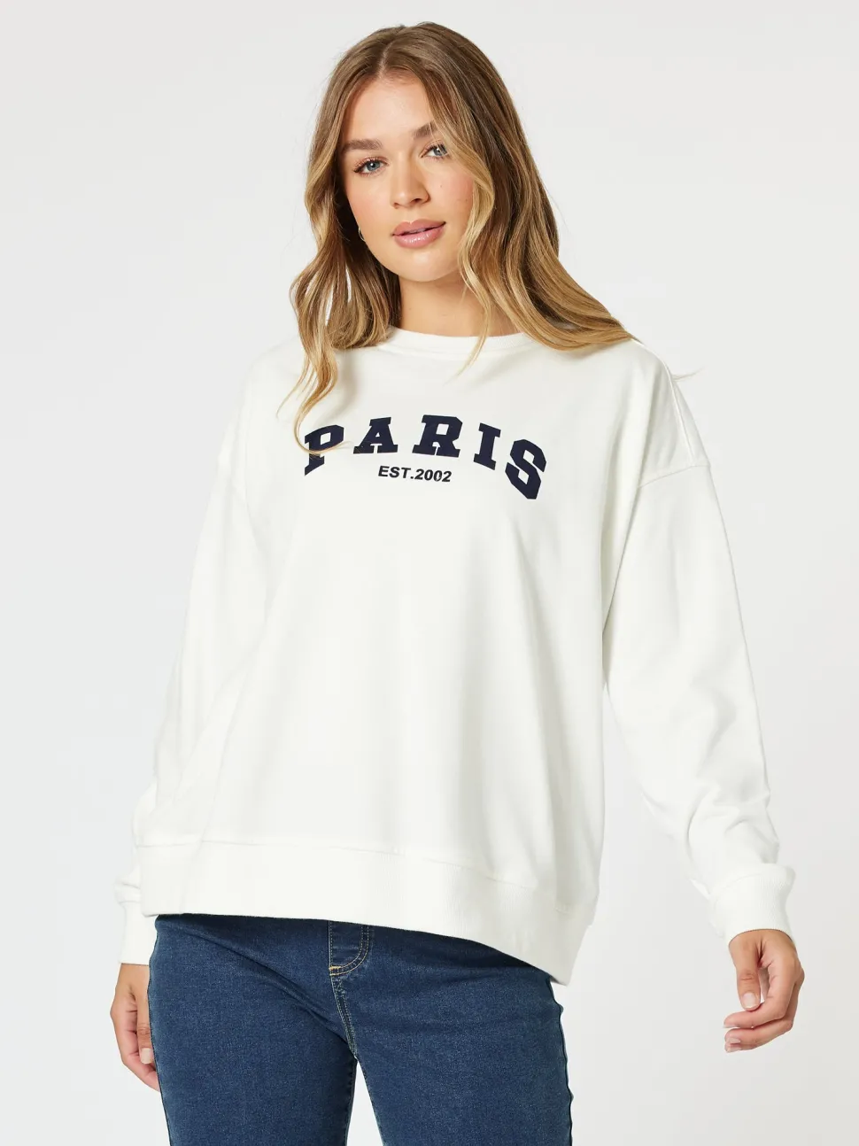 Paris Sweatshirt - White