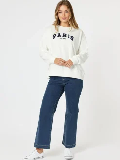 Paris Sweatshirt - White