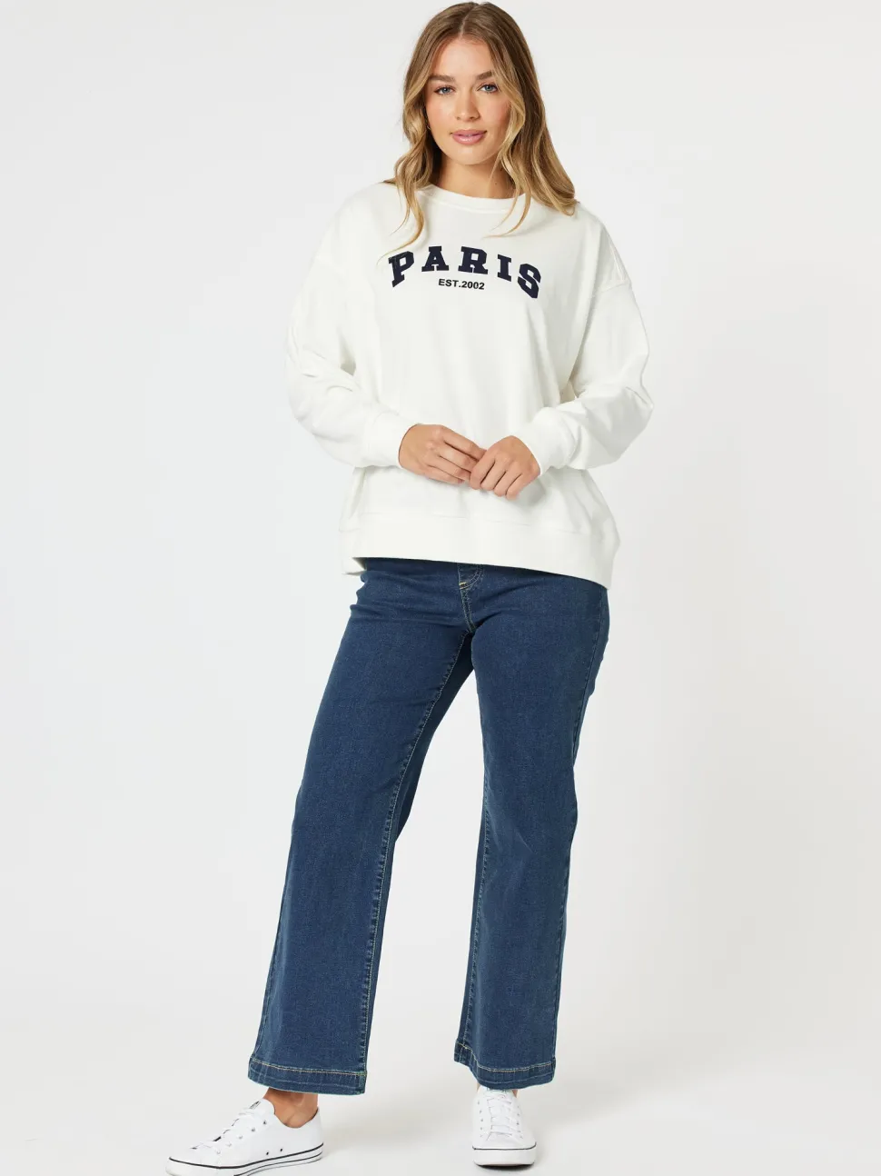 Paris Sweatshirt - White