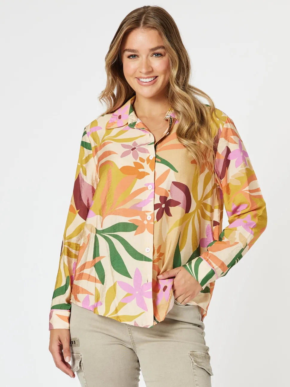 Promenade Floral Print Shirt - Multi