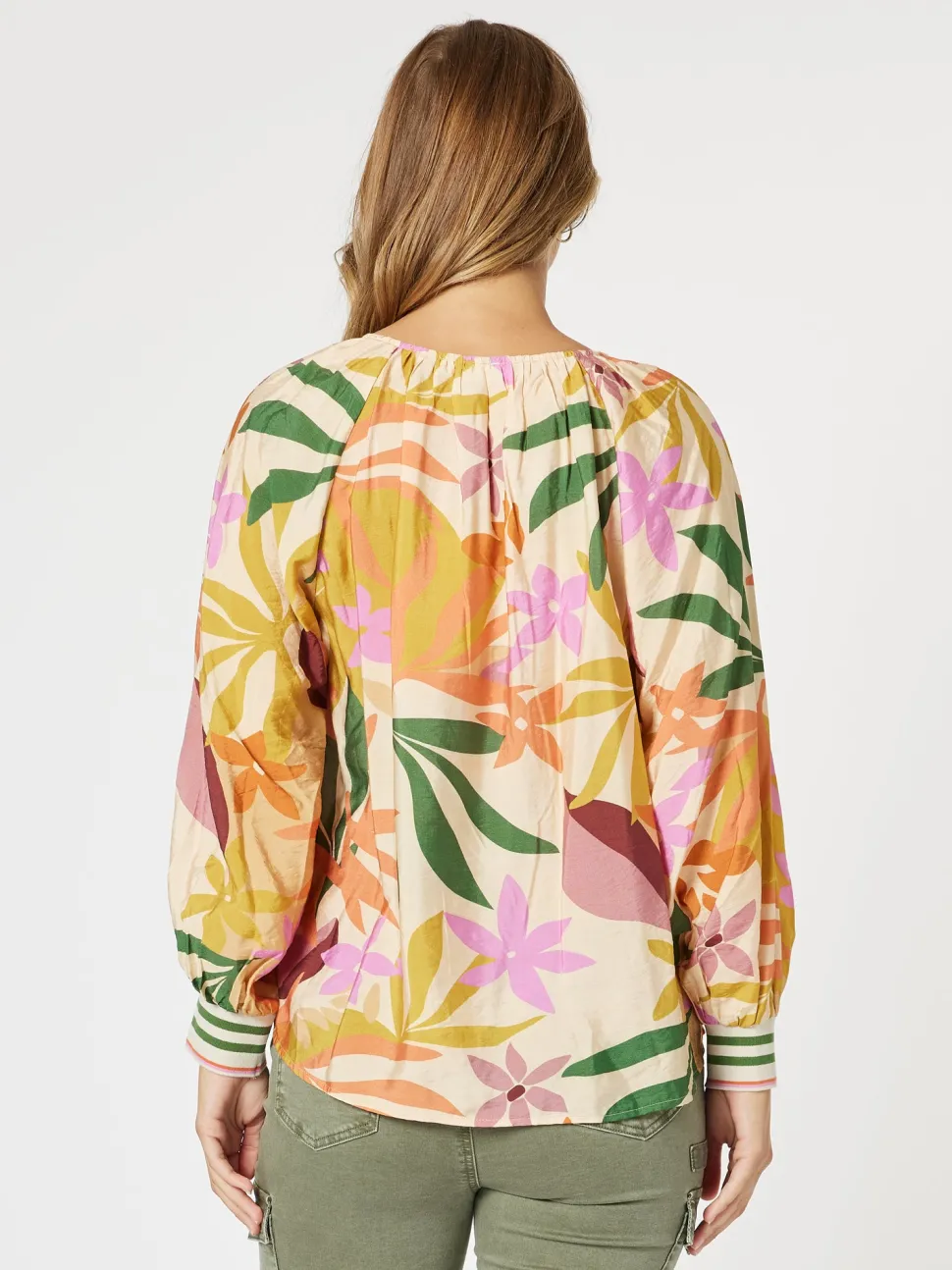 Promenade Floral Print Top - Multi