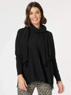 Remy Scarf Knit - Black