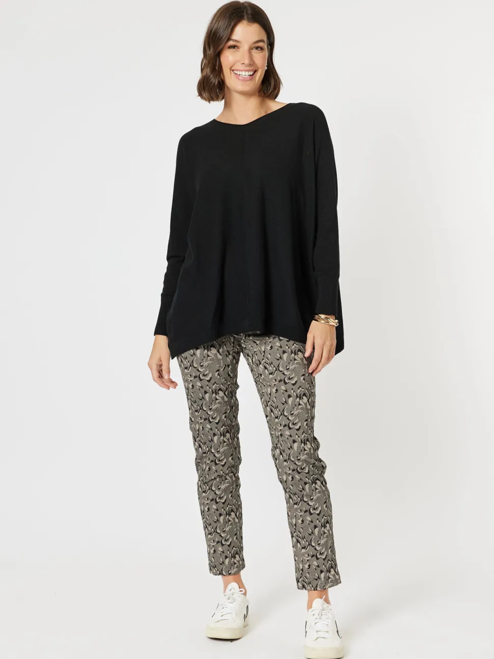 Remy Scarf Knit - Black