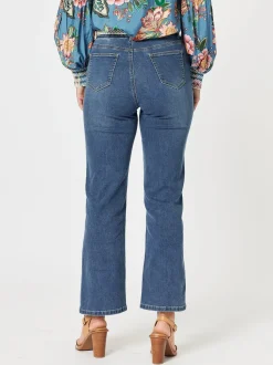 Republic Straight Leg Split Jean - Denim