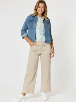 Retro Denim Jacket - Washed Denim