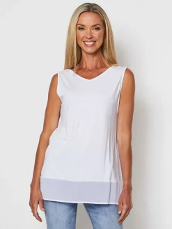 Reversible Tank Top - White