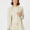 Ribbed Lounge Cardigan - Natural