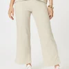 Ribbed Lounge Pant - Natural