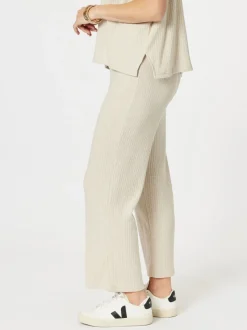 Ribbed Lounge Pant - Natural