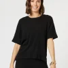 Ribbed Lounge Top - Black