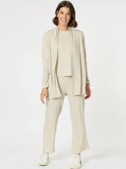 Ribbed Lounge Top - Natural