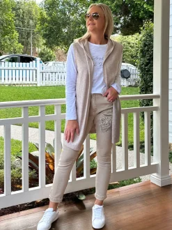 Rose All Day Long Sleeve Top - White