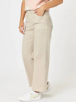 Sabrina Wide Leg Jean - Natural