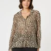 Safari Print Sheer Shirt - Animal