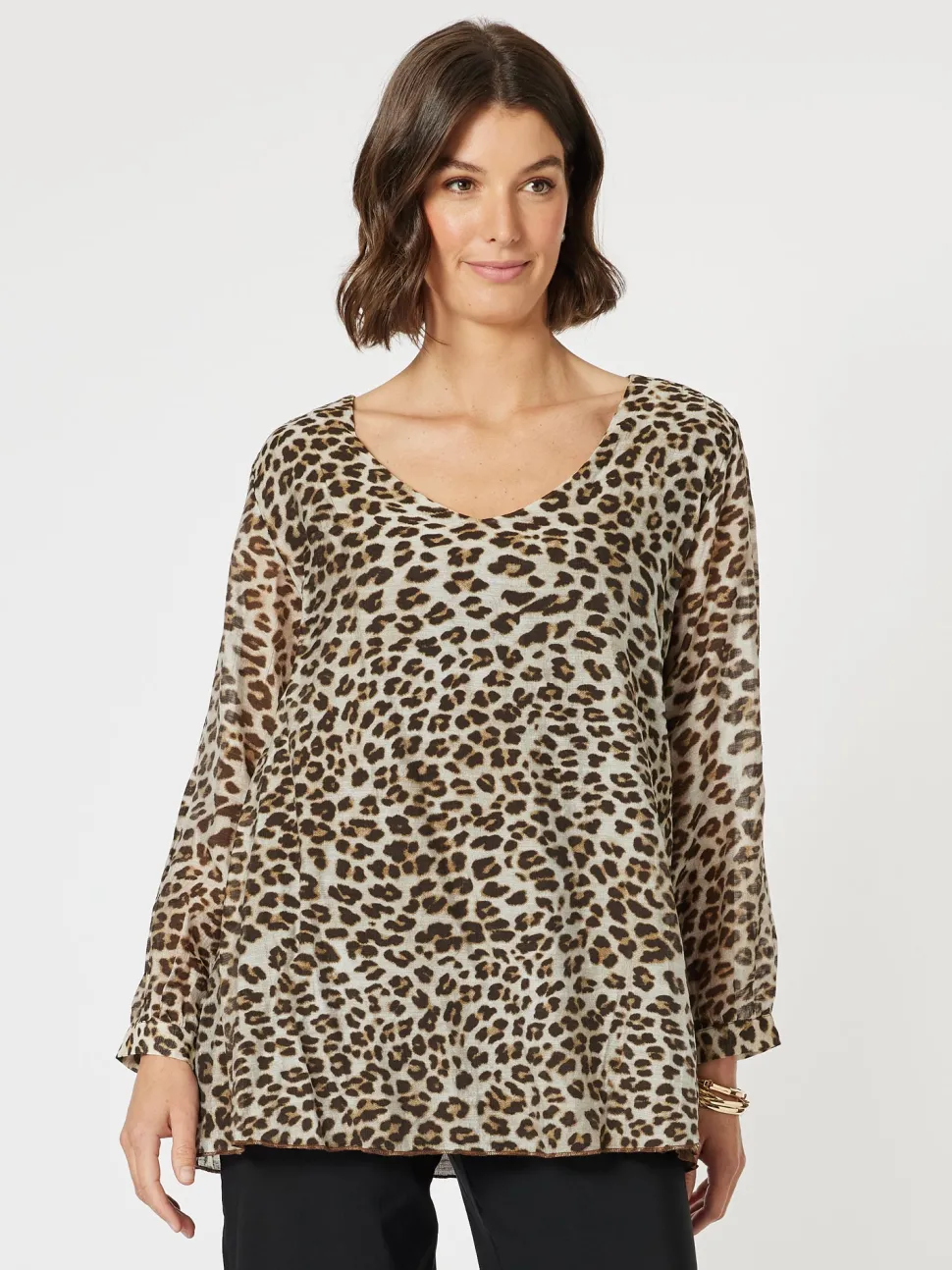 Safari Print Top - Animal