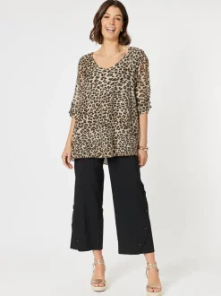 Safari Print Top - Animal