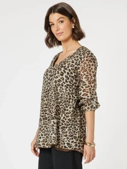 Safari Print Top - Animal