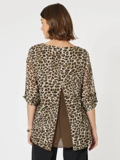 Safari Print Top - Animal