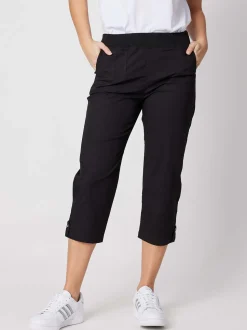 Santorini Cropped Pant - Black